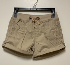 Justice Draw String Khaki Shorts w/ Pockets - Size 16R