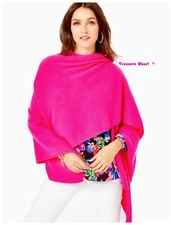Lilly Pulitzer NWT Terri Cashmere Wrap Açaí Berry $298