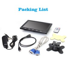 10.1" Portable Small HDMI LCD Monitor w/Speaker For PC/TV/Security system VGA