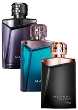 L'BEL MAGNAT -MAGNAT EXCLUSIVE & MAGNAT SELECT (3) EAU DE PARFUM FOR MEN 3 FL OZ