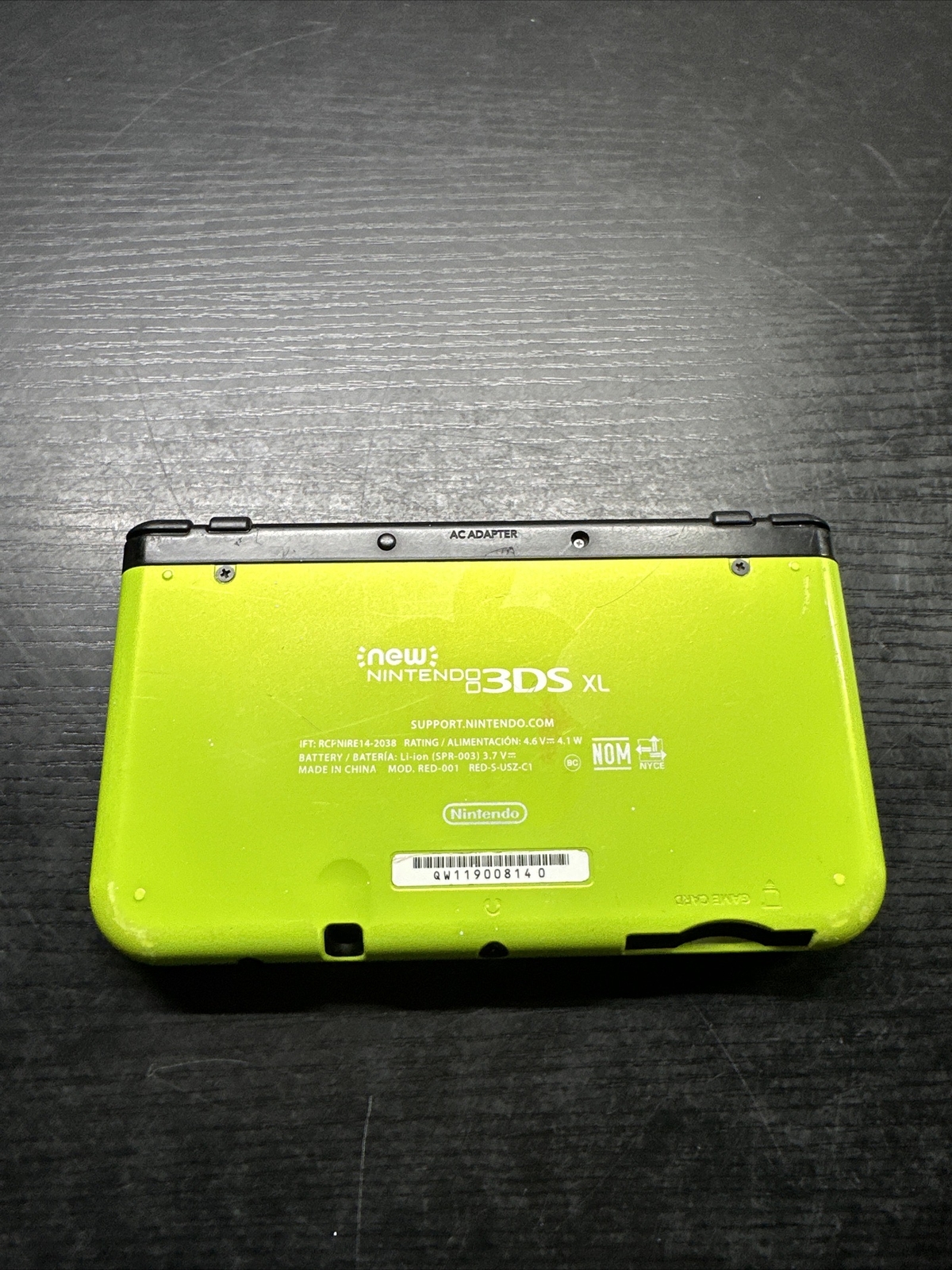 Nintendo New 3DS XL Lime Green Special Edition Console 650415225095
