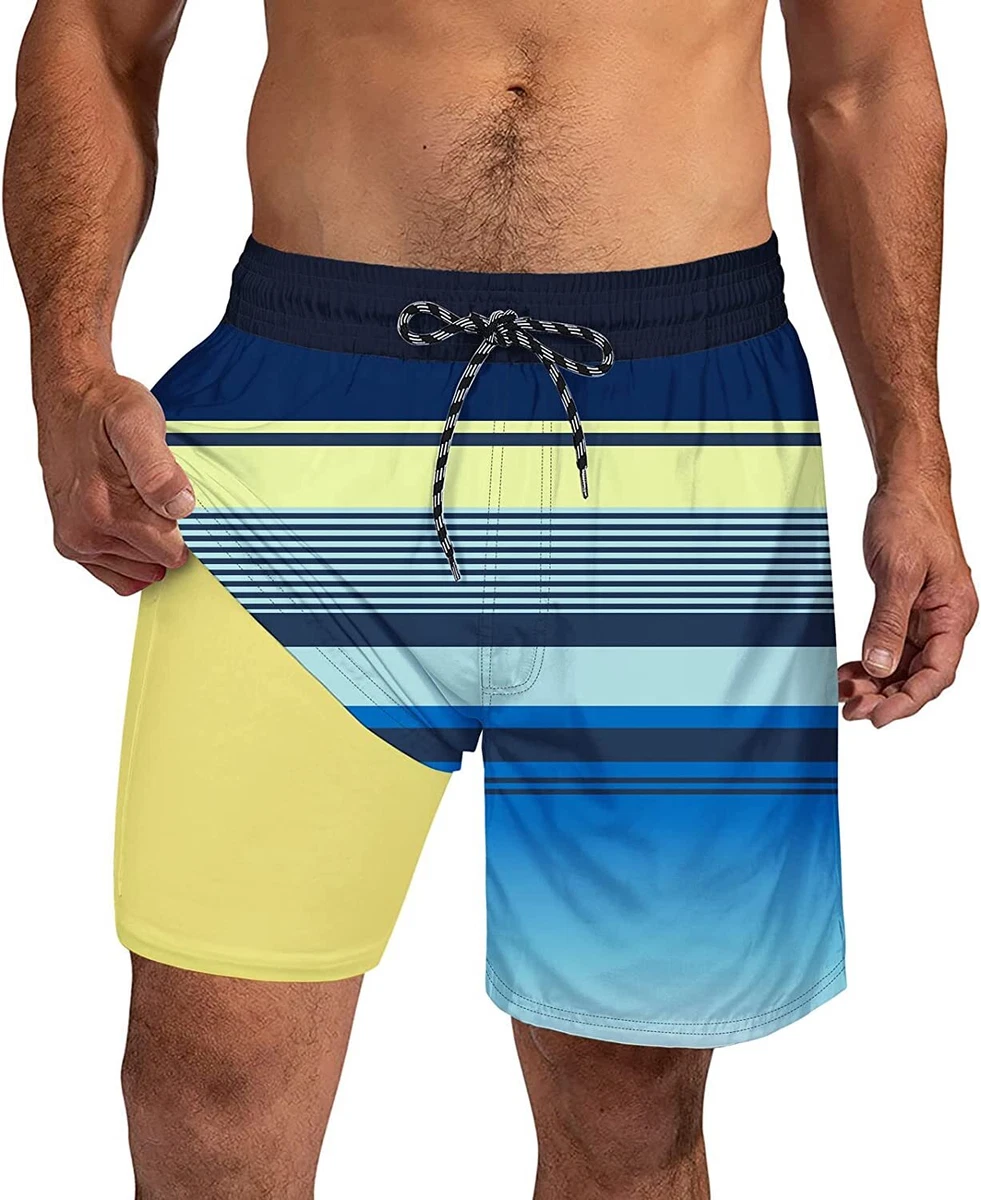 Mens swim trunks with soft liner sale