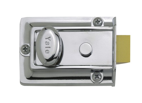 Yale Traditional Nightlatch Chrome Standard (B-77-CH-CH-60) - Foto 3 di 3