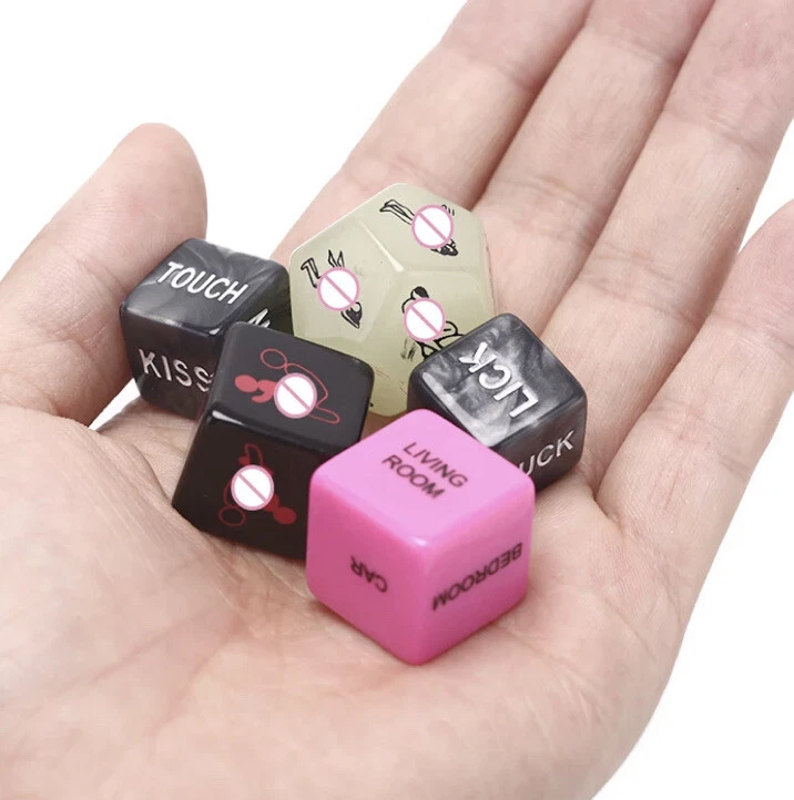 5 X Adult Love Dice Glow Sex Dice Position Dice Love Game Toy Couple Foreplay - Image 4 of 4