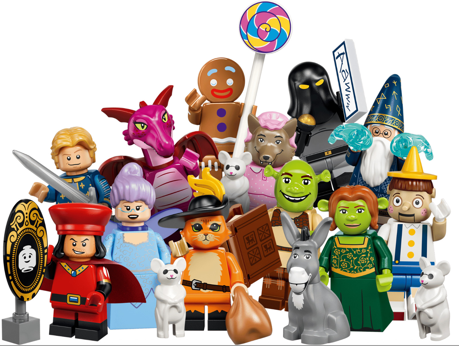 Lego New Complete Set of 12 Series Shrek CMF Minifigures 71053 Figs PRE-ORDER