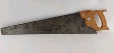 Vintage Disston Hand Crosscut Saw /26” Blade 5.5 ppi  U.S.A. Brass Screws #24541
