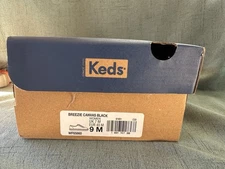 Nib Keds Black Shoes In Size 9. Women's New In Box