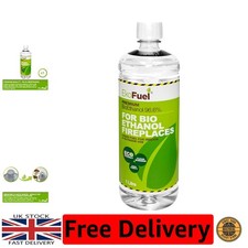1 Litre Eco-Friendly Bioethanol Fuel - Safe for Fires Pits and Indoor Fireplaces