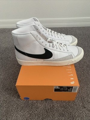 Size 10.5 - Nike Blazer Mid 77 Vintage White Black 2019
