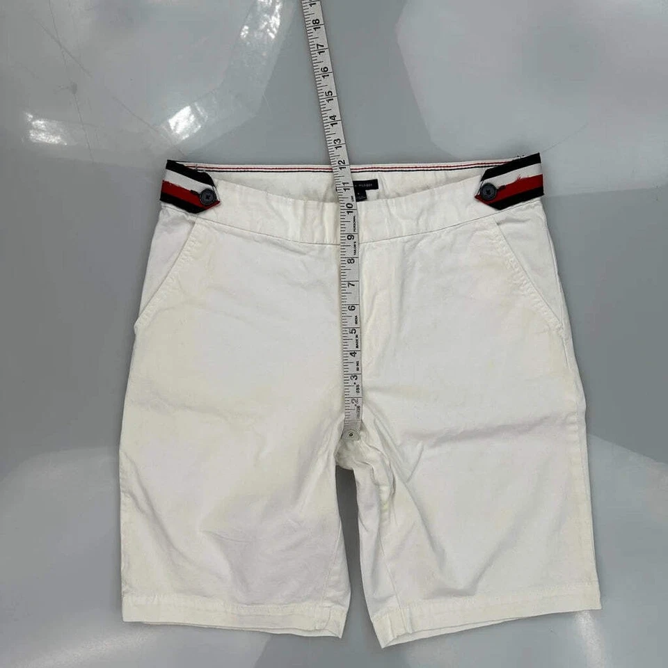 Tommy Hilfiger Chino Shorts - 31W UK 12 White Cotton - Image 4 of 4