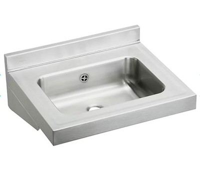 Elkay ELVWO2219CS3 Stainless Steel 22'' CS3-Hole Wall Hung Lavatory Sink
