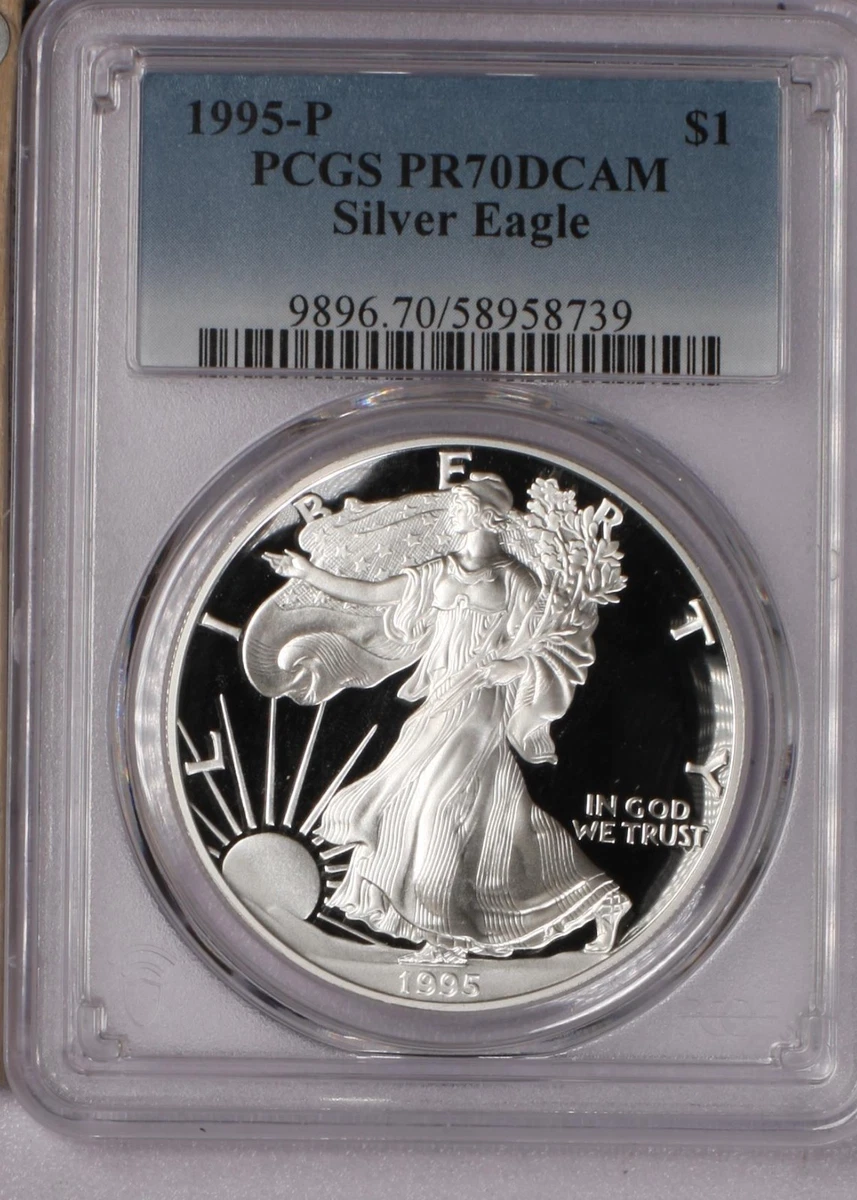 American Eagle PR 70 Graded 1995 Silver Bullion Coins for sale | eBay