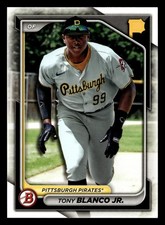 Tony Blanco Jr. 2024 Bowman Prospect ROOKIE #BP-132 Pittsburgh Pirates RC CARD. rookie card picture