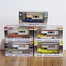 GREENLIGHT  1/64 CHEVROLET C10 / CHEVROLET C20 / CHEYENNE w/ CAMPER TOP 🔥LOT