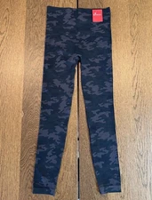 Spanx Look At Me Now Seamless Camo Leggings Women’s Sz M Black/Gray High Waisted
