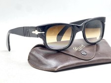 PERSOL 6200/53 RATTI Vintage Sunglasses Man's Frame Black Acetat Case 51