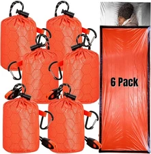 3 OR 6  Sierra Madre Emergency Sleeping Bag 84"X36" Waterproof Sierramadre Emer