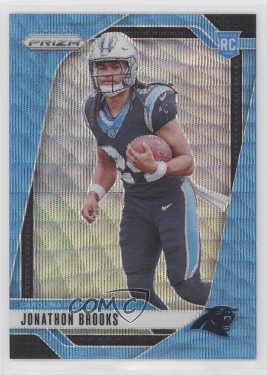 2024 Panini Prizm Rookies Blue Wave 200/230 Jonathon Brooks #357 Rookie RC 1jj5