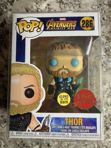 Funko Pop Marvel Avengers Infinity War Thor #286 GITD exclusivo de Asia