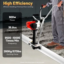 35.8cc Concrete Vibrating Machine Without Ruler 900w For 3.2-16ft Ruler 4 Stroke