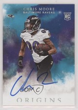 2016 Panini Origins Rookie Auto Turquoise 5/25 Chris Moore #123 Auto 0c2