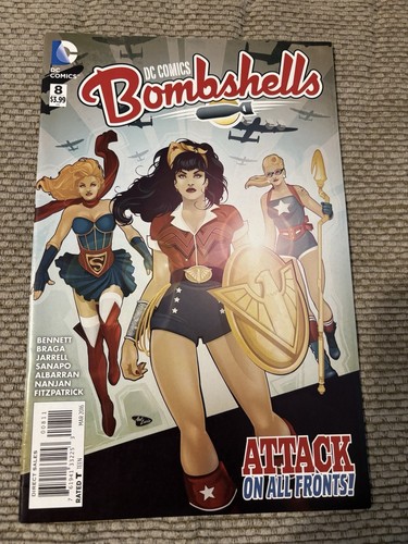 DC Comics Bombshells #8 (DC Comics March 2016) - Picture 1 of 2