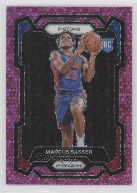 2023-24 Panini Prizm Fast Break Pink Prizm /50 Marcus Sasser #174 Rookie RC