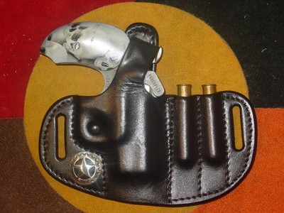 Bond Arms Texas Defender-Rowdy-Grizzly   thumb break leather holster black Star