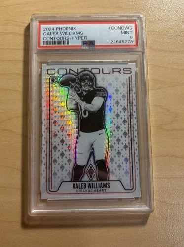 2024 Panini Phoenix - Contours Caleb Williams Hyper PSA 10 #CONCWS (RC)