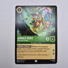 DONALD DUCK - Distracted Traveler - Uncommon - Lorcana - 84/204 EN12