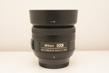 Nikon AF-S 35mm F1.8 G DX Autofocus Nikkor Mint condition.