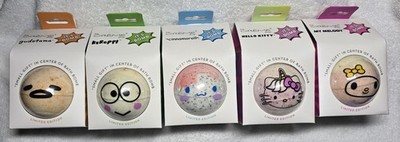 3 Pk Bath Bombs Gudetama, Keroppi, Cinnamoroll, Hello Kitty, My Melody