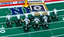 (10) Tudor Electric Football COWBOYS WJ/BS VTG Team/Replacement Players + Stkr!