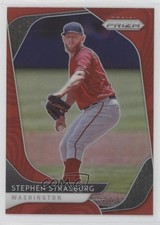 2020 Panini Prizm Red Prizm Stephen Strasburg #93 a2v