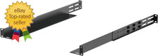 1U Universal Rack Mount Rails,4-Post Server Rack Shelf Rail with 20.9"-32"