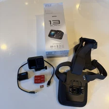 GoPro Hero 13 Black + SanDisk 512GB microSDXC memory card + GoPro Chest Mount