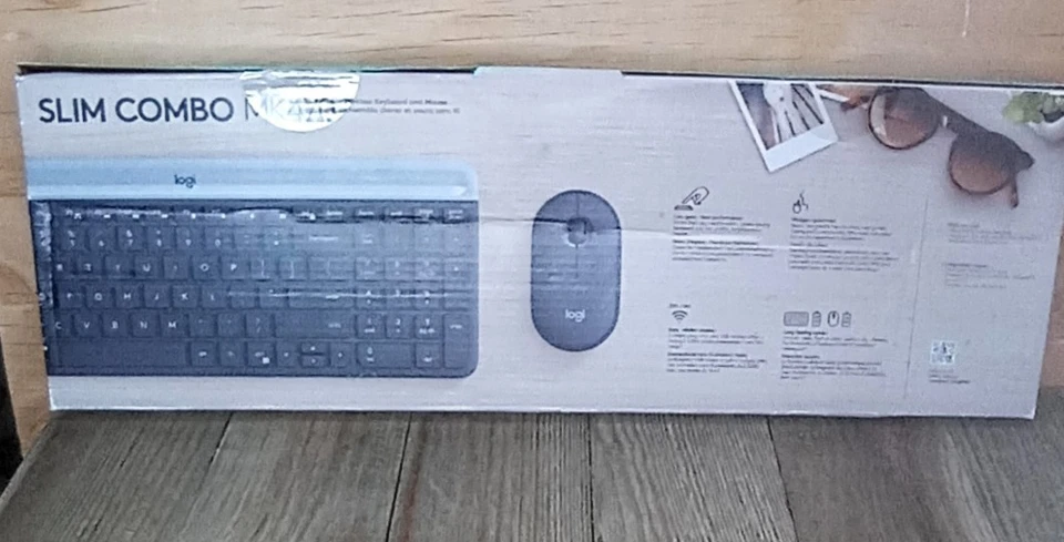 Brand New Logitech MK470 Slim Combo Wireless Keyboard and Mouse Black $5 Ship - Image 2 of 3