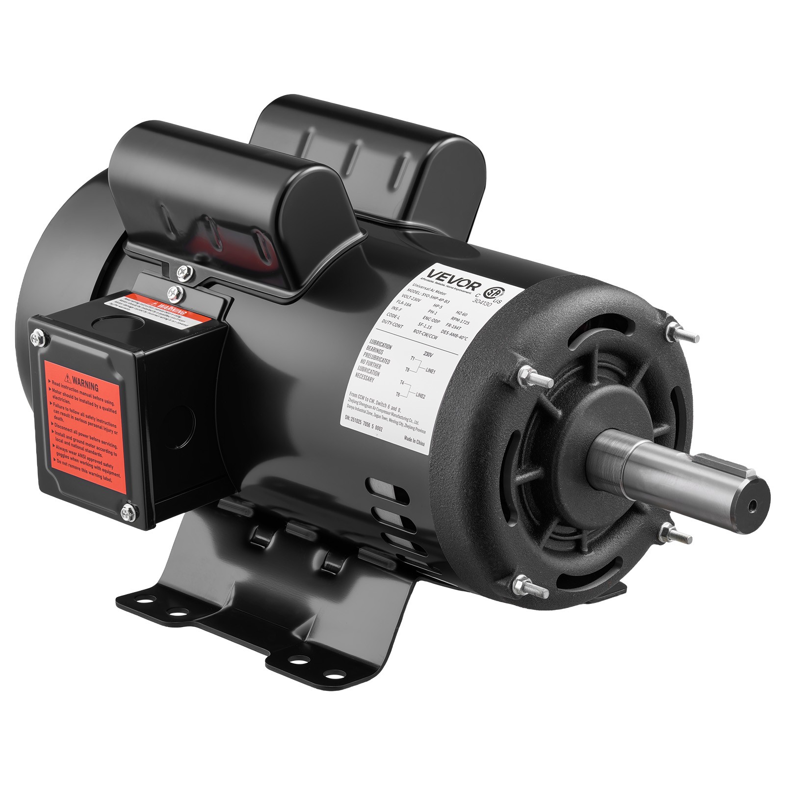 Electric Motor 230v 1725rpm 184t Frame Cw/ccw Rotation