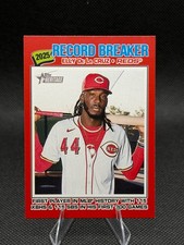 Elly De La Cruz  Topps 2026 Heritage Red Border Record Breaker #233  TEAM COLOR