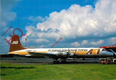 Ansichtskarte>>AIR EXPRESS INTERNATIONAL CANADAIR CL-44 N122AE [EPI]