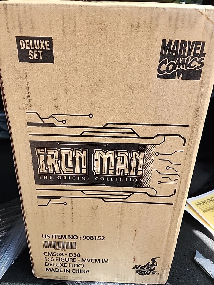 НОВАЯ/запечатанная коллекция Hot Toys CMS08D38 Iron Man The Origins подарочная версия - Изображение 2 из 4