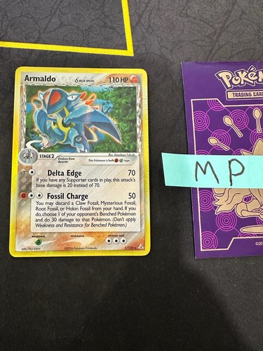 Pokemon Card Armaldo EX Holon Phantoms Holo Rare 1/110 159 💎MP💎