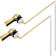 2 Pack Universal Front Mount Toilet Handle Tank Flush Lever Replacement Handle