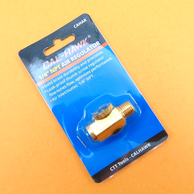 #ad #ad Cal Hawk 1 4” NPT Air Regulator Solid Brass Thumb Screw Variable Adjustment $12.95