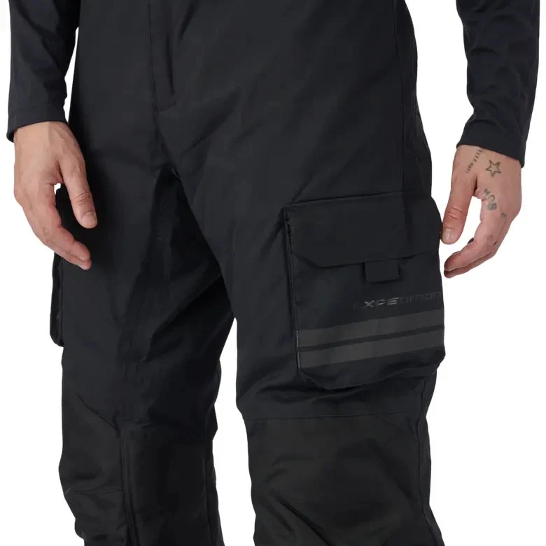 Ski-Doo Snowmobile 286814 Men's Expedition Highpants, Black - Image 4 of 4
