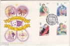 GB 1982 Theatre Stuart FDC Theatre Royal Norwich Special Cancel typed + insert