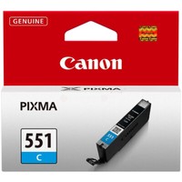 Canon 6509B001 CLI-551C Tintenpatrone Cyan, 332 Seiten Iso Iec 24711 121 Fot