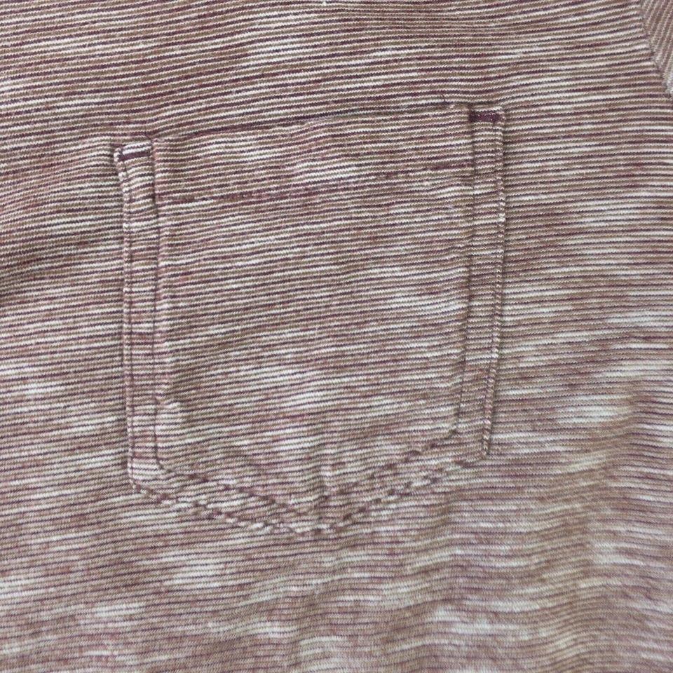 Sovereign Code Henley Shirt Mens Medium Brown Long Sleeve Button Sweatshirt - Image 4 of 4