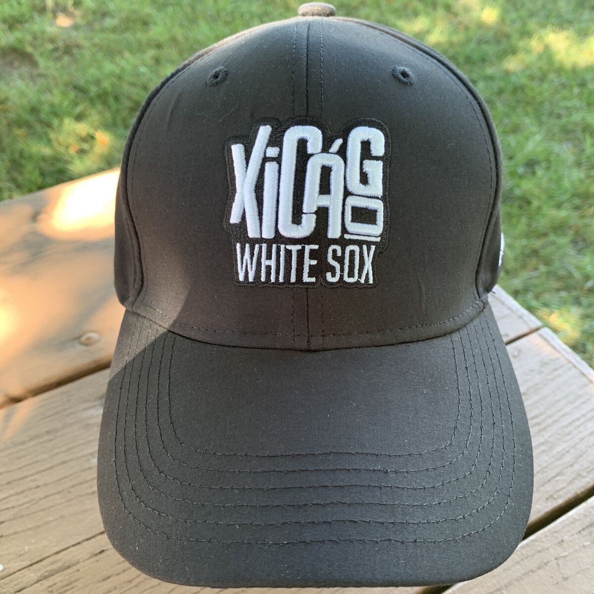 XICAGO White Sox Black Hat Snapback Coca Cola Promotional Cap EUC