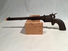 1890 STEVENS "BUFFALO BILL" IRON TOY CAP PISTOL GUN, BEST B36, PGS. 38/39